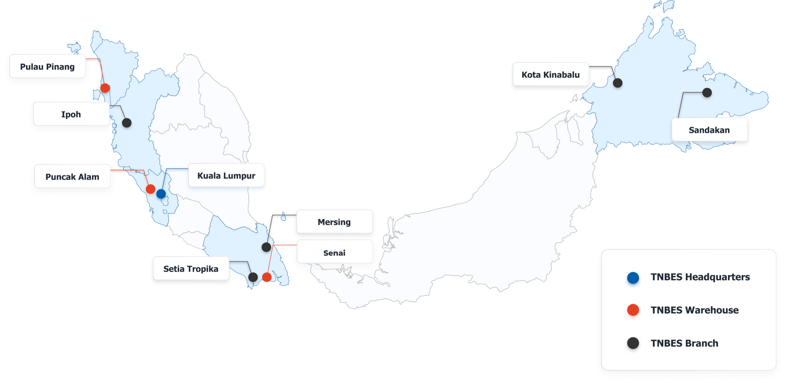 Map – Our Presences